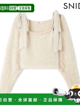 日本直邮SNIDEL 亮片针织开衫短外套吊带衫swnt255125
