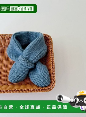 1h可退 日本直邮lulu noix 儿童全腈纶针织围巾 简约百搭可爱款 N