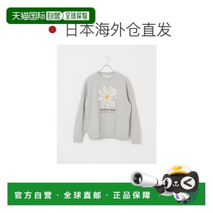 卫衣 1h可退 宽松刺绣大花半袖 STOCK男装 半拉链设计 日本直邮B.C