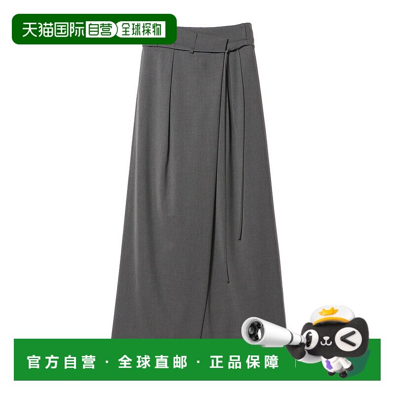 1h可退 日本直邮COLUMN 女装 宽松剪裁 高腰系带西裤 PERMANENT系