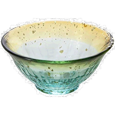 【日本直邮】Aderia亚德利亚津轻玻璃酒杯月明75ml金彩杯爽华颜值