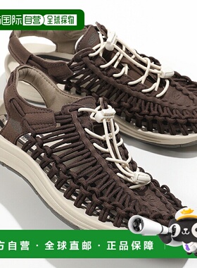 日本直邮KEEN 凉鞋 UNEEK W Unique 1027441 女士弹力绳徽标轻便