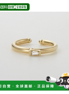 日本直邮日潮 agete 阿卡朵K18YG钻石耳环（单耳用）黄色 均码