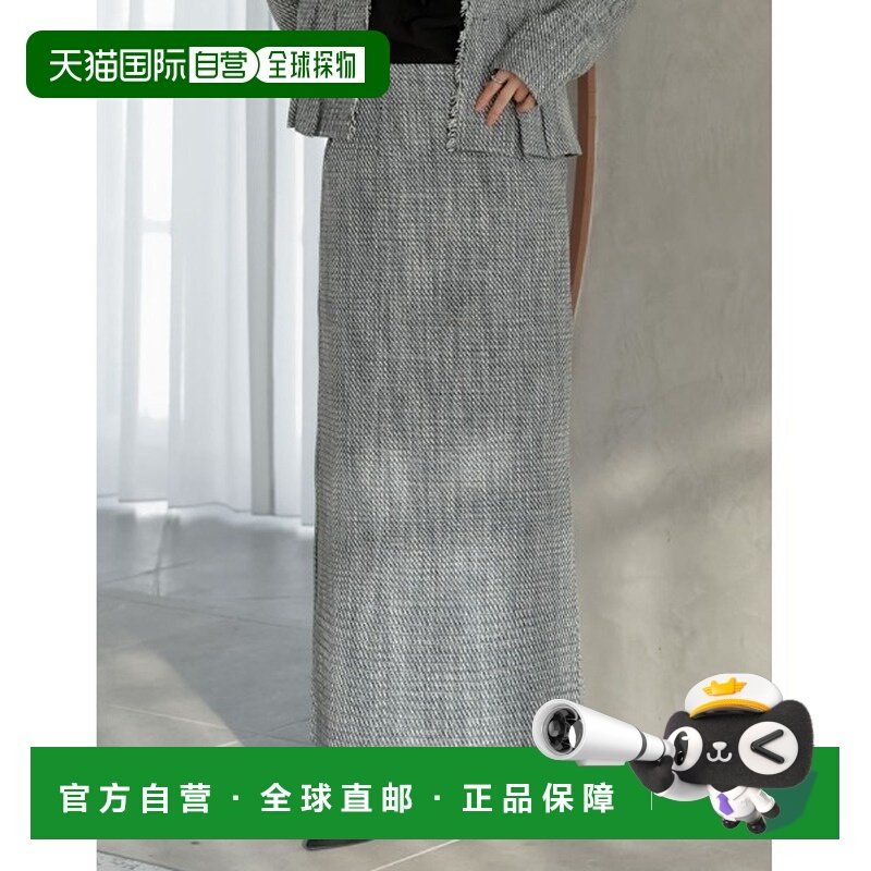 日本直邮Re:EDIT 女装 显瘦直筒裙 单色混纺短裙 后开衩口袋设计,女装/女士精品,半身裙,淘宝优惠券,粉丝福利购,淘宝优惠卷