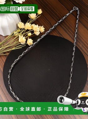 1h可退 日本直邮THE SHOP TK 男士 不锈钢方链项链 半拉链设计 61