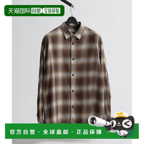 日本直邮ABAHOUSE 男女同款 软刷感渐变格纹宽松【付后1h可退】