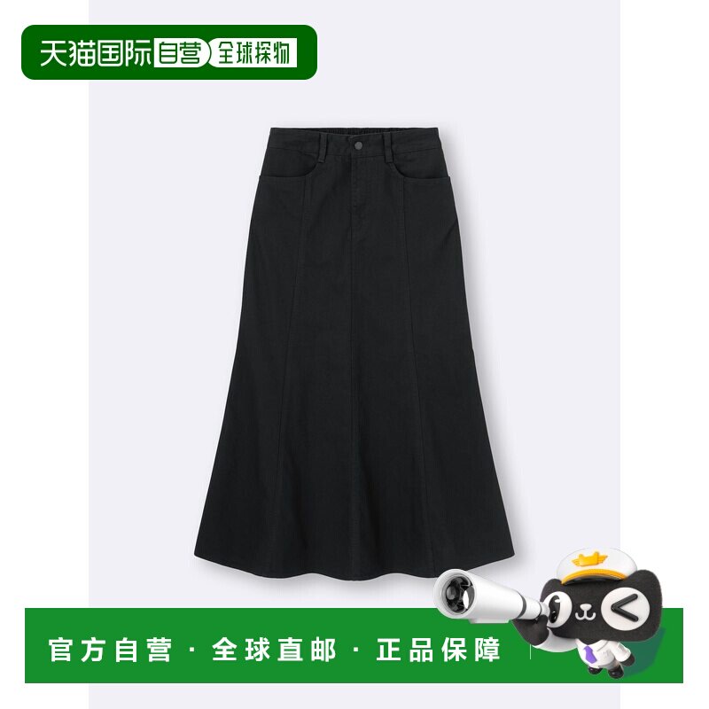 日潮跑腿GU极优 喇叭半身裙+OS 09 BLACK WOMEN XS 358863新款