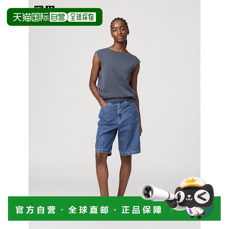 日本直邮Uniqlo Denim 牛仔短裤 476946优衣库