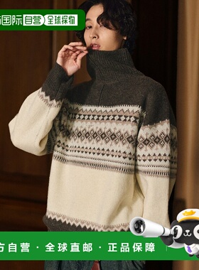 1h可退 日本直邮Bleme男装 羊毛 针织衫 北欧风2way设计 blm25080