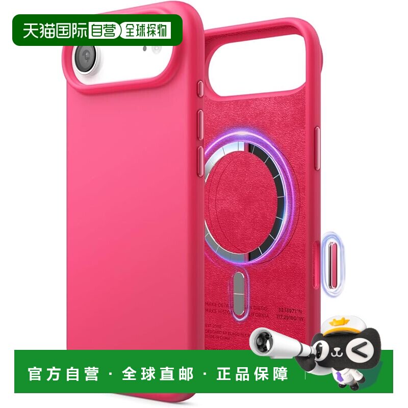 【日本直邮】elago iPhone Air MagSafe硅胶耐冲击手机壳 冰红图片