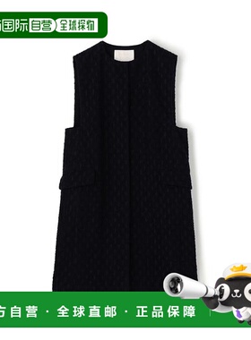 日本直邮Ballsey 摩尔羊毛提花圆领马甲牛仔