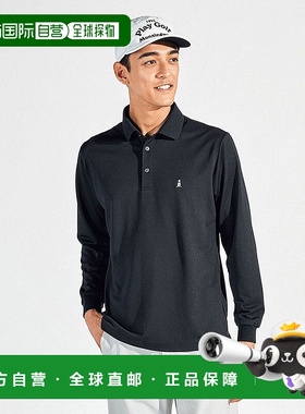 日本直邮Munsingwear 防晒NIR鹿纹刺绣长袖POLO衫 [M01871EM01293