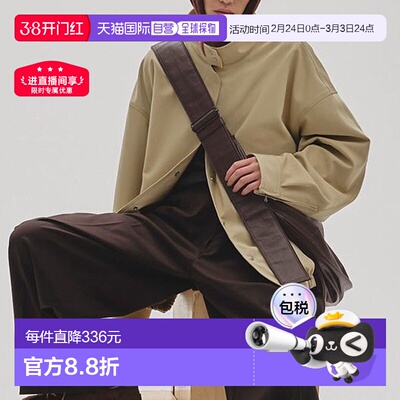 日本直邮TODAYFUL 外套立领保暖长袖衬衫 12520204货号中长款时尚