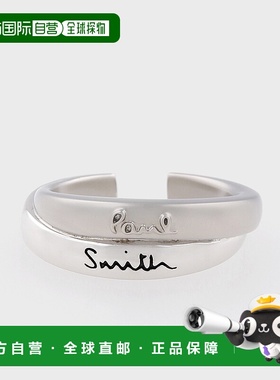 1h可退 日本直邮Paul Smith 男士 Double Ring Motif 开口戒指 25