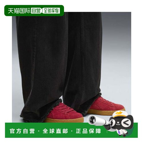 日本直邮PUMA 中性 绒面皮 Forever 运动鞋 Red Rhythm 橡胶底