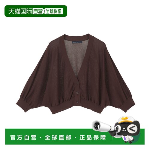 日本直邮martinique 女装 V领短袖喇叭袖开衫 A0363KCD072