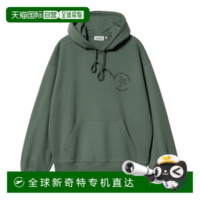 日本直邮Carhartt WIP Hooded Stamp Sweat 宽松袋鼠口袋连帽长袖