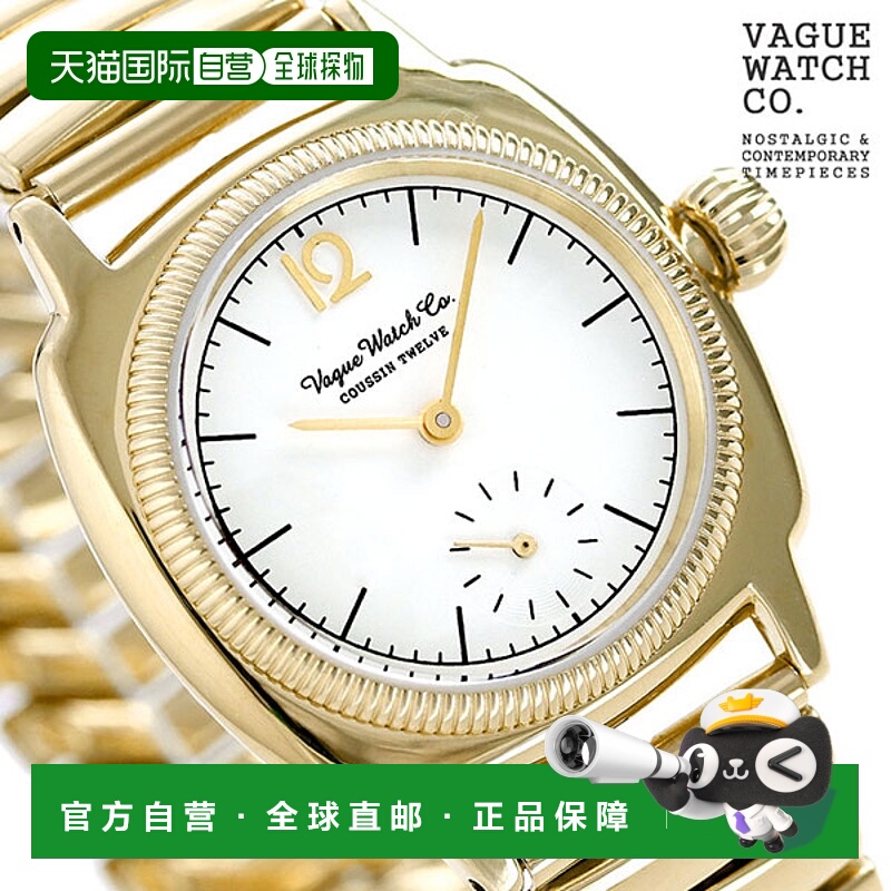 日本直邮VAGUE WATCH Co. Coussin Twelve 男士手表CO-L-012-YGSE