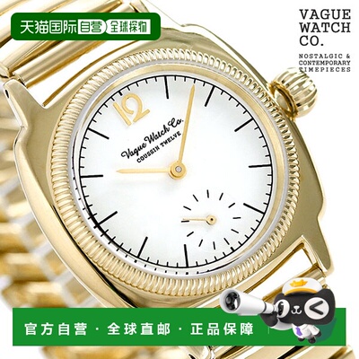 日本直邮VAGUE WATCH Co. Coussin Twelve 男士手表CO-L-012-YGSE