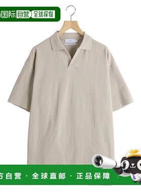 1h可退 日本直邮Graphpaper 男士鹿仔纹Polo衫 GU25170057男装