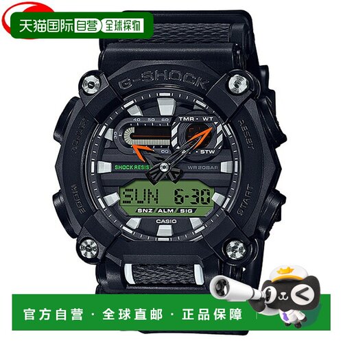 日本直邮CASIO G-SHOCK 男士手表 GA-900E-1A3JR 附带黄色交叉表