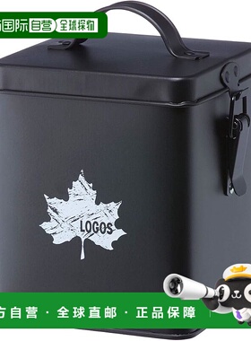 【日本直邮】LOGOS 金属棕榈盒 81340201 黑色（大约）宽 13.5 x