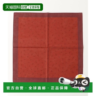 日本直邮Paul 全棉材质 Smith 字母印花手帕 商务休闲 个性 1h可退