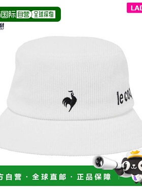 日本直邮Le Coq Sportif 女士灯芯绒帽子 LG5FCP71L WH00 白色高