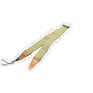 自营｜芬达电吉他电贝斯背带可调节复古式姜黄色条纹尼龙皮革带子