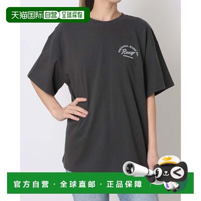 日本直邮ORIGINAL SURF 女士户外休闲短袖T恤 黑色 RST261090