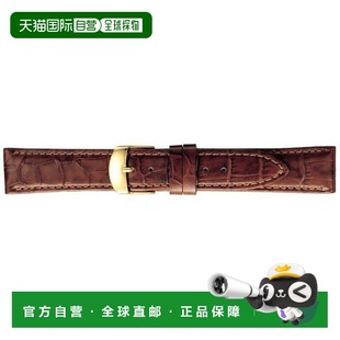 日本直邮BKME053CP BAMBI SCOTCHGARD 棕色压纹牛皮表带