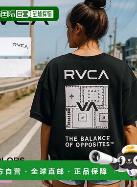 日本直邮RVCA Bandana VA Box 女士卫衣春夏款白/灰BF043032。大