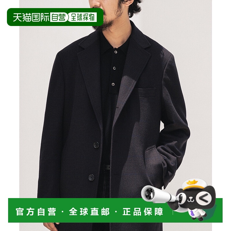 1h可退 日本直邮EDIFICE男女同款Super 140's 羊毛混纺羊绒切斯特