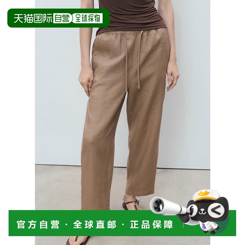 日本直邮MANGO 亚麻长裤 LINEN MA1658EW037137