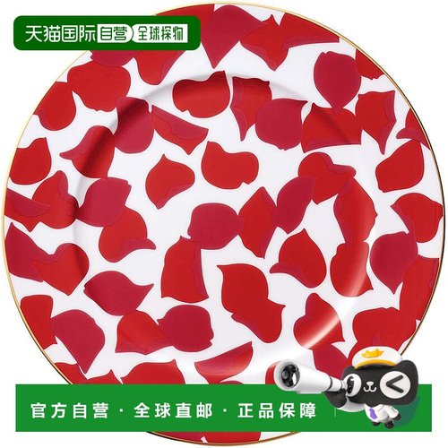 【日本直邮】则武 Rosa Rossa 盘子 30厘米 单品骨瓷 50005A/4954