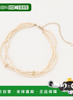1h可退 日本直邮23区女士珍珠短项链 AS3DCA0004