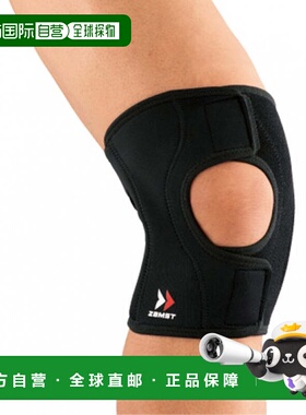 日本直邮zamst 膝盖支撑器 左右通用 软支撑 EK-1 [golf5] 黑色