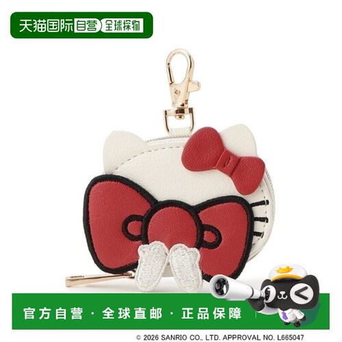 日本直邮grove Hello Kitty蝴蝶结眼罩挂件