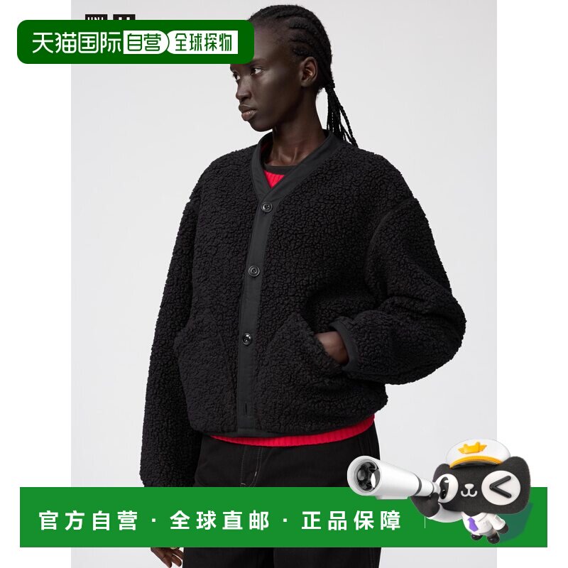 日潮跑腿UNIQLO优衣库 摇粒绒 女装 短外套 488222图片