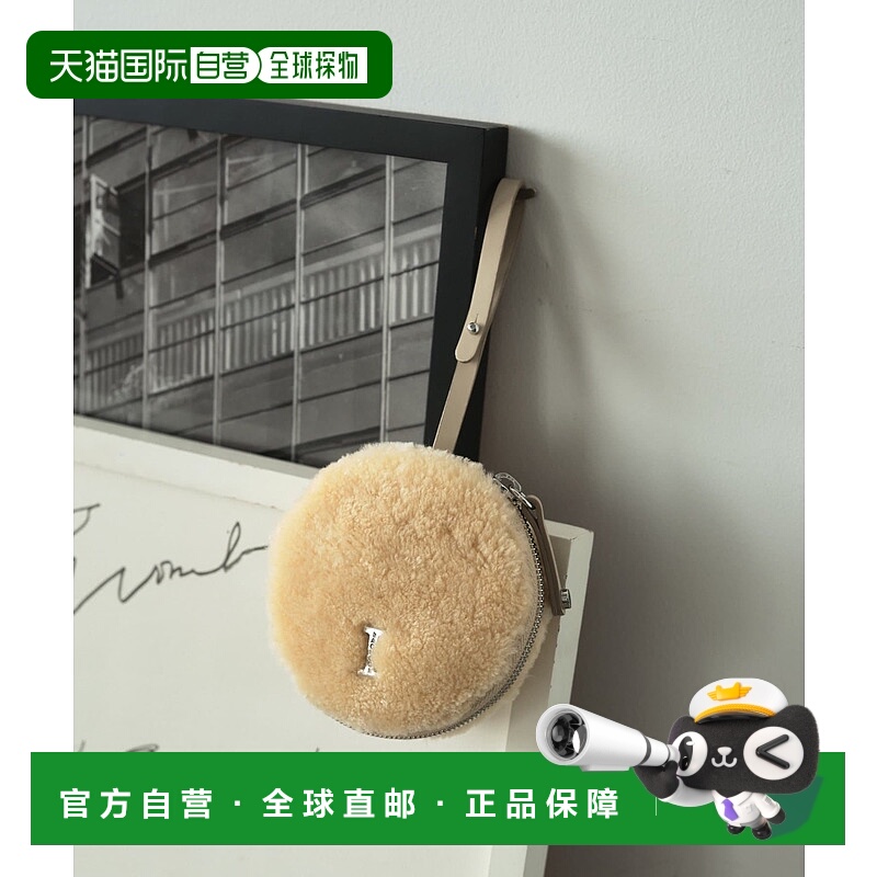 1h可退 日本直邮IACUCCI 女装 轻奢毛绒迷你包挂饰 可调节肩带设