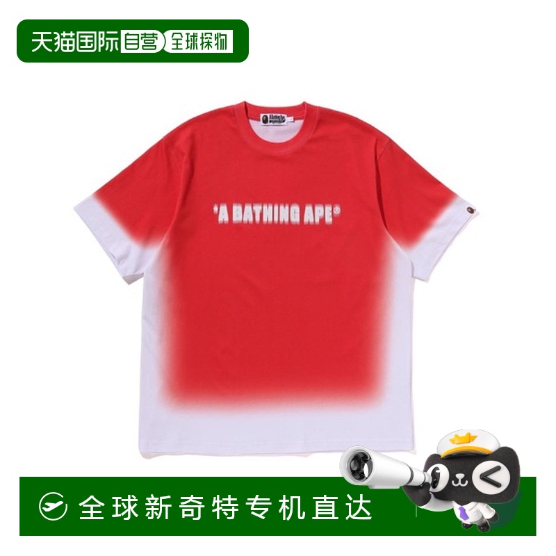 日本直邮【日本直邮】A BATHING APE猿人头男女同款T恤1L30-109-3