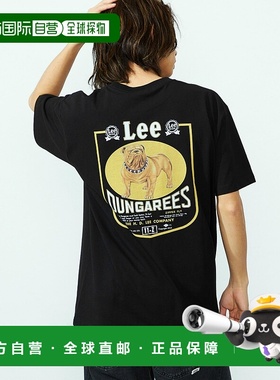 1h可退 日本直邮Lee 背后斗牛犬印花男女同款T恤 LT32030001