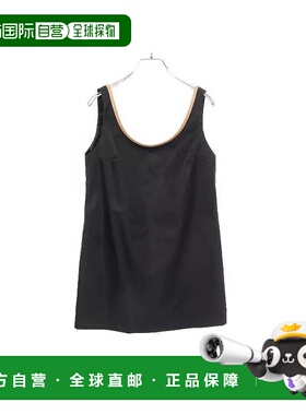 日本直邮中古Prada普拉达女S级99新one piece连衣裙尼龙上衣黑色
