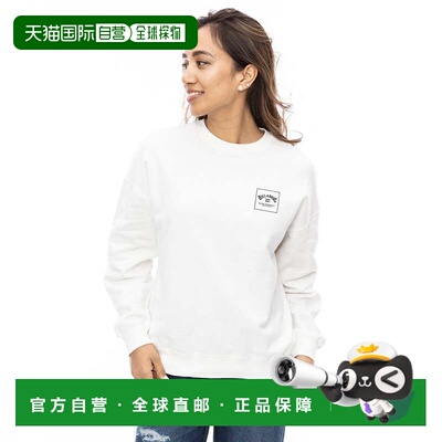 日本直邮BILLABONG 白色PATTERN LOGO SWEAT C 运动衫