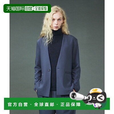 1h可退 日本直邮5351 POUR LES HOMMES 男士特色纹理无领夹克 024