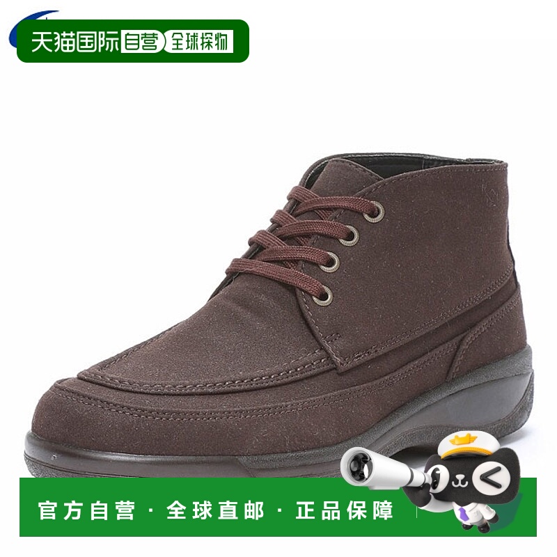 日本直邮Moonstar 男士运动鞋 SPH8965CSR 绒面深棕色 MOONSTAR 4