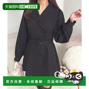 1h可退 日本直邮apres jour 女士短款外套风连衣裙长袖款 234625