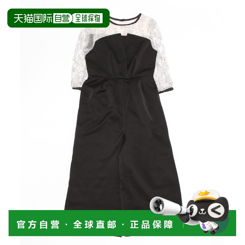 1h可退 日本直邮axes femme女士蕾丝拼接连体裤 舒适优雅 适应各