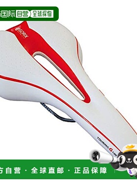 【日本直邮】GORIX 自行车低反弹鞍座 加厚版软款 白色×红色