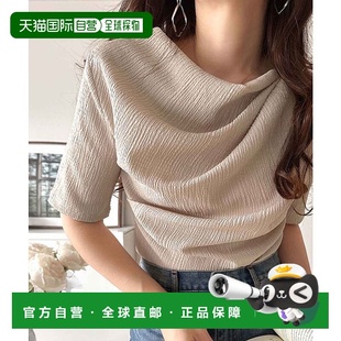 不对称剪裁连衣裙 女性半袖 C04519EW0133 Elf 日本直邮Classical